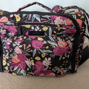 Jujube Black And Bloom Travel Bag Diaper Bag